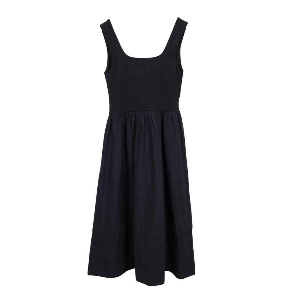 J.Crew Drop Waist Mixy Midi Dress Black Size Small Petite NWT - Picture 6 of 8